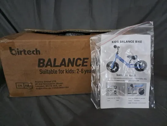 BOXED BRITECH BALANCE BIKE- BLUE