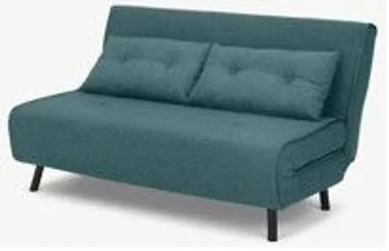 BRAND NEW BOXED MADE.COM HARU DOUBLE SOFA BED BLUE WEAVE(1BOX) - 255