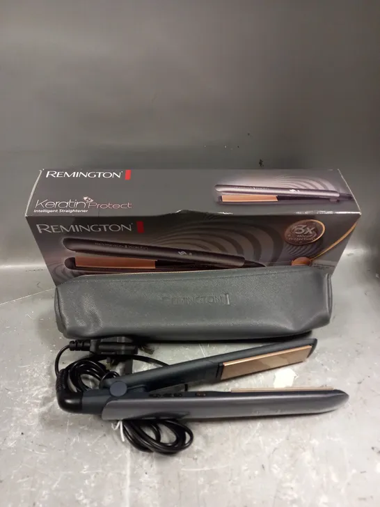 BOXED REMINGTON KERATIN PROTECT INTELLIGENT HAIR STRAIGHTENER