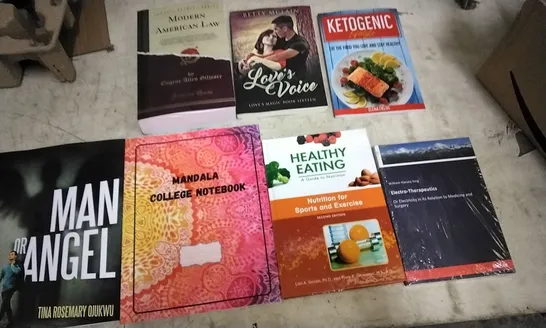 BOX OF APPROXIMATELY 25 ASSORTED BOOKS INCLUDING LAW, LIFESTYLE AND EDUCATION