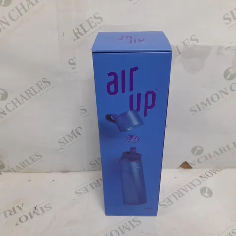 BOXED AND SEALED AIR UP BOTTLE IN ROYAL BLUE
