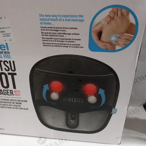 BOXED HOMEDICS SHIATSU FOOT MASSAGER WITH HEAT GSF-500H-EU