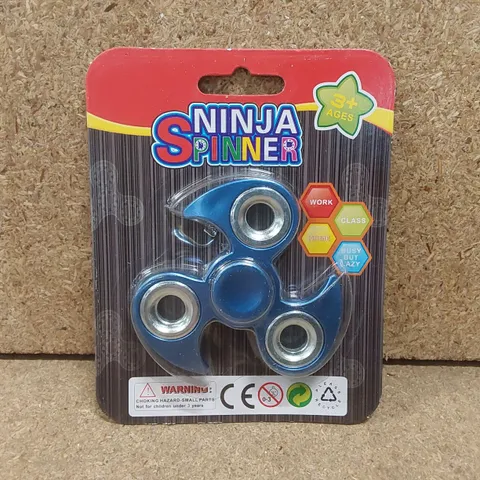 BOX TO CONTAIN APPROX 48 X NINJA FIDGET SPINNERS - BLUE