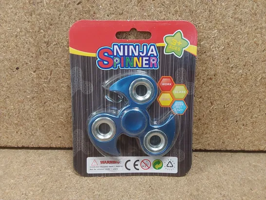 BOX TO CONTAIN APPROX 48 X NINJA FIDGET SPINNERS - BLUE