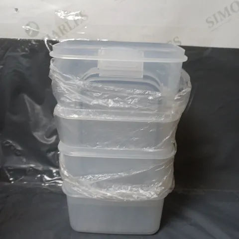 APPROXIMATELY 10 FOOD CONTAINERS WITH LIDS