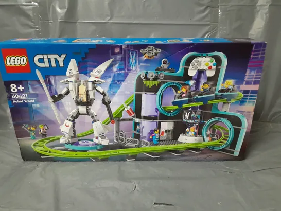 LEGO CITY ROBOT WORLD ROLLER-COASTER PARK TOY 60421 RRP £89.99