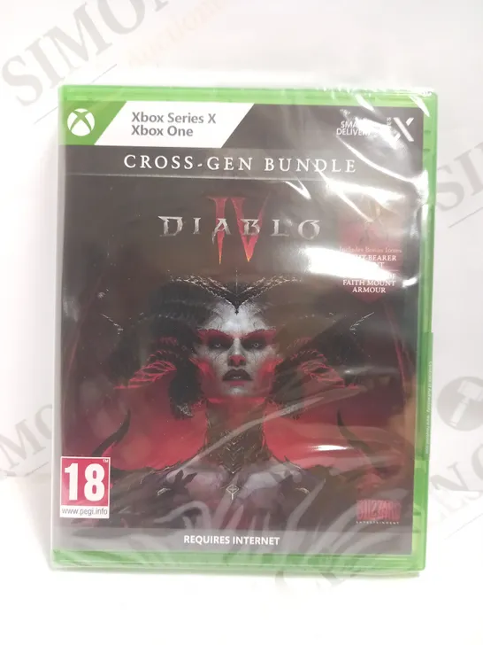 SEALED DIABLO CROSS GEN BUNDLE GAME FOR XBOX SERIES ONE