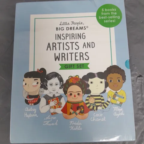 SEALED LITTLE PEOPLE BIG DREAMS INSPIRING ARTIST AND WRITERS GIFT SET
