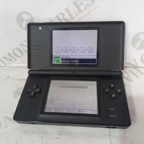 NINTENDO DS LITE HANDHELD GAMES CONSOLE IN BLACK USG-001