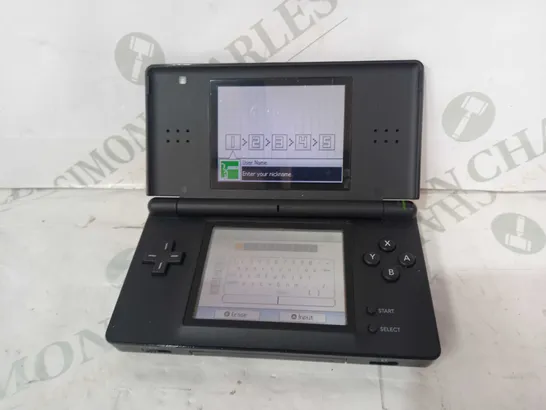 NINTENDO DS LITE HANDHELD GAMES CONSOLE IN BLACK USG-001