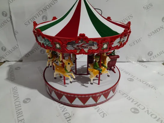 MR CHRISTMAS DELUXE VINTAGE CAROUSEL