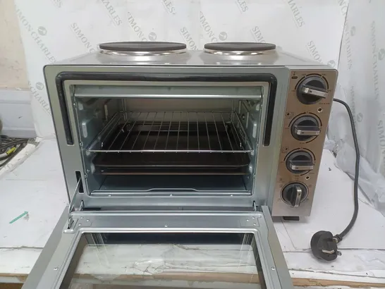 BOXED MORPHY RICHARDS CONVECTION MINI OVEN WITH ROTISSERIE 