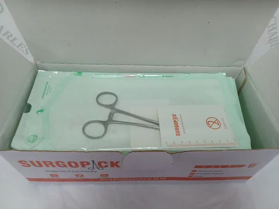 BOXED LOT OF 20 MEDICAL STERILE FORCEPS