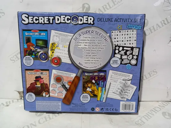 MELISSA & DOUG ON THE GO SECRET DECODER DELUXE ACTIVITY SET