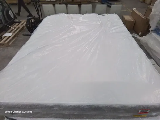 QUALITY BAGGED AND ROLLED HYBRID 4'6" MEMORY NATURAL FOAM MATTRESS 