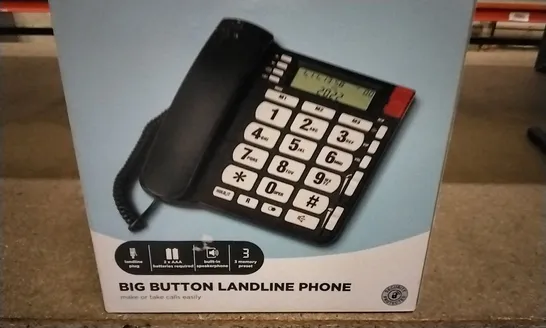 BIG BUTTON LANDLINE PHONE