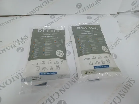 ABSODRY REFILL PACK FOR MOISTURE ABSORBER 600G X2