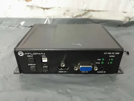 ATLONA AT-HD-SC-500 3-INPUT SCALER FOR HDMI AND VGA SIGNALS