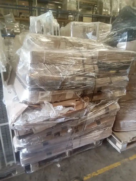 PALLET OF APPROXIMATELY 25 FLAT PACK BATHROOM UNITS