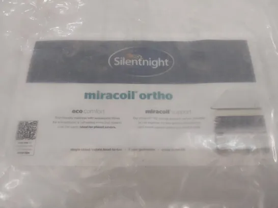 QUALITY BAGGED 4'6" DOUBLE SILENTNIGHT MIRACOIL ORTHO MATTRESS