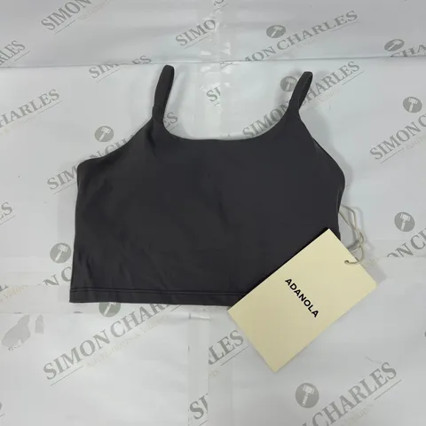 ADANOLA TANK BRA IN DARK GREY SIZE SMALL