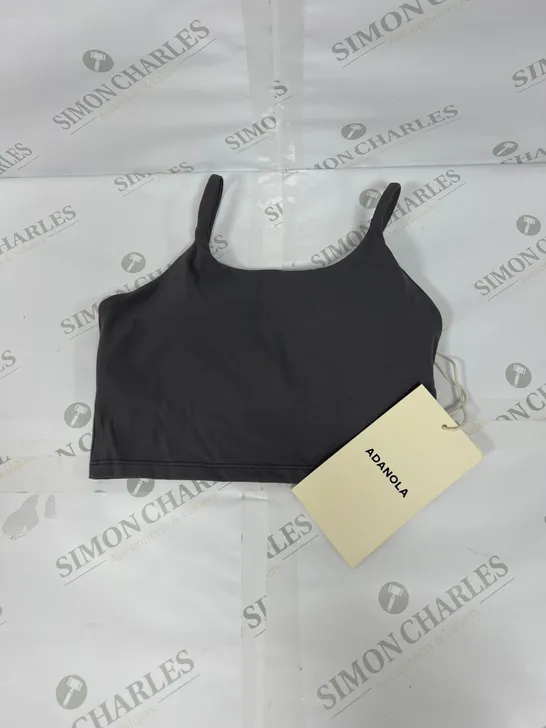 ADANOLA TANK BRA IN DARK GREY SIZE SMALL