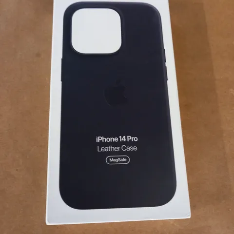 BOXED IPHONE 14 PRO MAG SAFE LEATHERCASE - MIDNIGHT