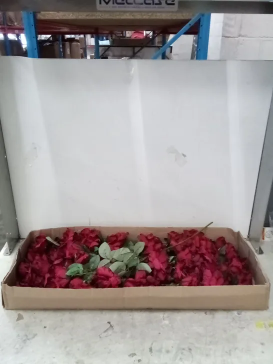 BOXED BRAND NEW 71CM FRENCH ROSE SPRAY (DARK RED) SILK FLOWERS 