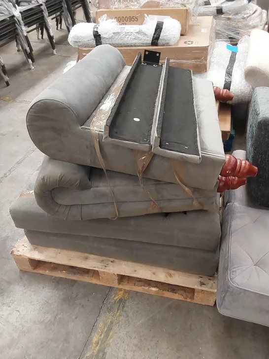 2 X PALLETS OF DESIGNER SOFAS AND SOFA BED PARTS 