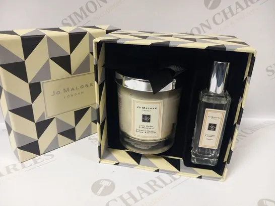 BOXED JO MALONE LIME AND BASIL COLOGNE AND CANDLE GIFT SET