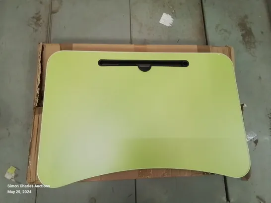 SMALL GREEN PORTABLE LAPTOP TRAY DESK (1 BOX)