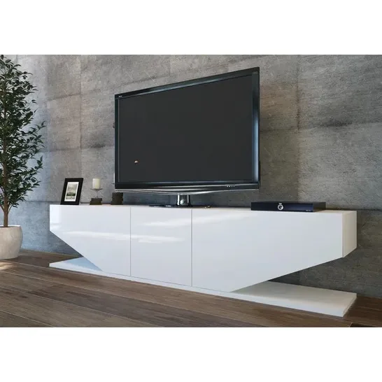 BOXED MCCLEARY TV STAND FOR TV'S UP TO 78"