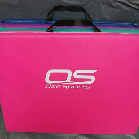 OZE SPORTS FOLDOUT MULTI COLOURED GYMNASTICS MAT