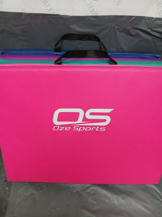 OZE SPORTS FOLDOUT MULTI COLOURED GYMNASTICS MAT