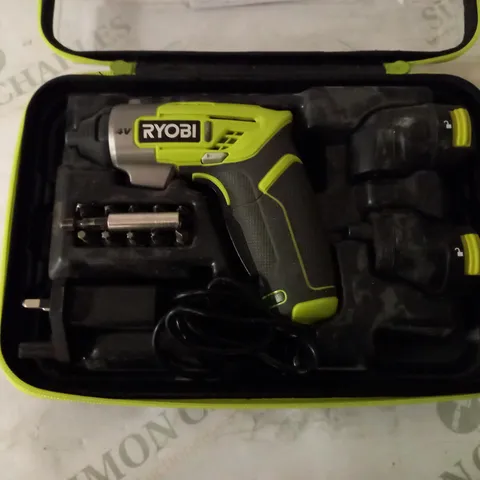 RYOBI ERGO-A2 4V CORDLESS SCREWDRIVER KIT