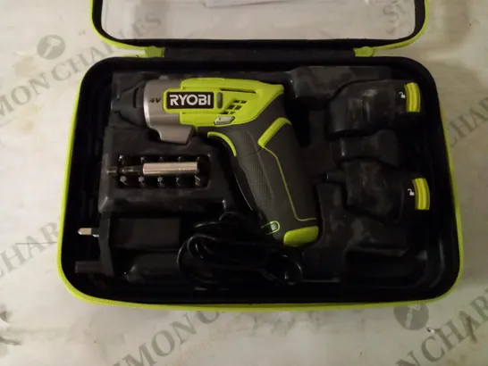 RYOBI ERGO-A2 4V CORDLESS SCREWDRIVER KIT