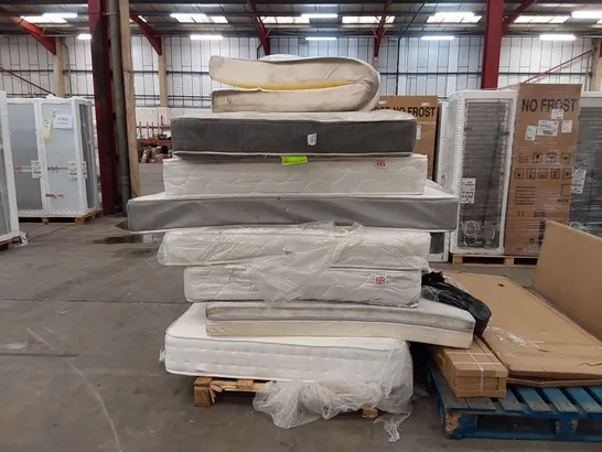 PALLET OF 9X MATTRESS OF ASSORTED SIZES AND BRANDS