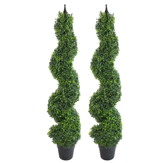 BOXED 120CM BOX WOOD TOPIARY IN POT 