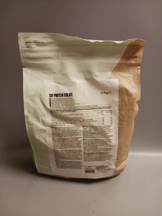 SEALED MY VEGAN SOY PROTEIN ISOLATE 2.5KG