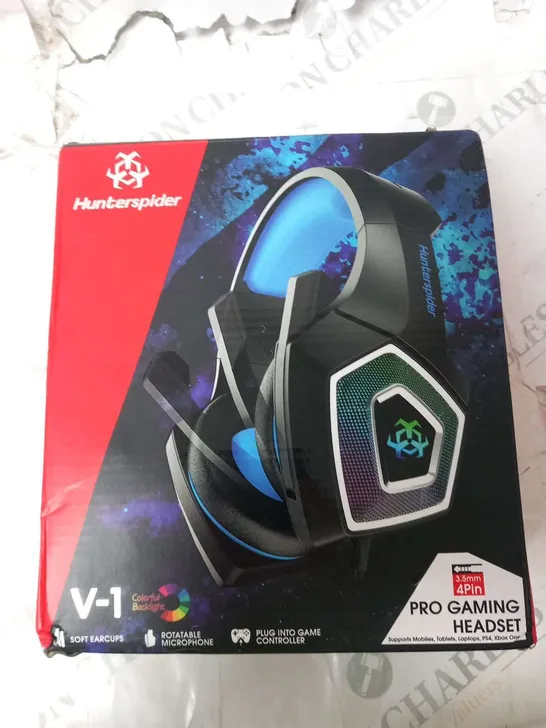 BOXED HUNTERSPIDER V-1 PRO GAMING HEADSET