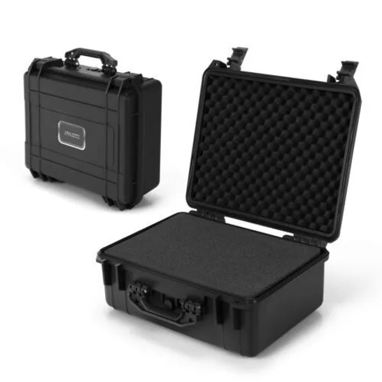 BOXED COSTWAY PORTABLE WATERPROOF HARD CASE WITH CUSTOMIZABLE FIT FOAM