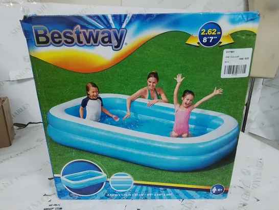 BESTWAY RECTANGULAR FAMILY POOL  RRP £39.99