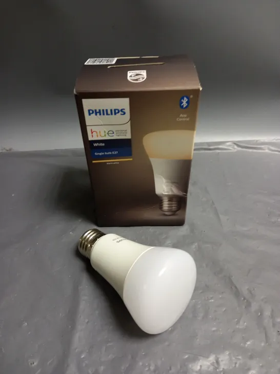 BOXED PHILIPS HUE APP CONTROLLED SINGLE BULB - WHITE E27 