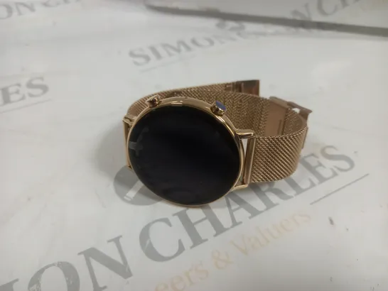 BOXED SMARTWATCH IN IN GOLD COLOUR