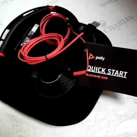 POLY BLACKWIRE 5220 HEADSET