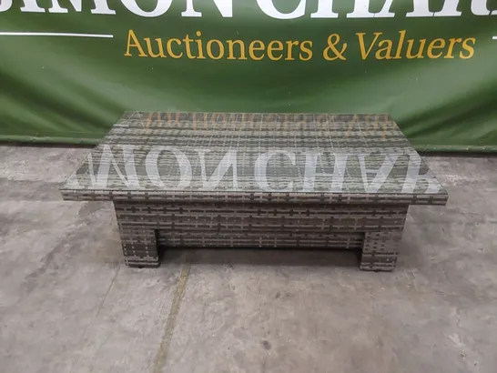 BRAND NEW BOXED KANSAS GARDEN AND PATIO RATTAN SOFA SET (3 BOXES) RRP £995