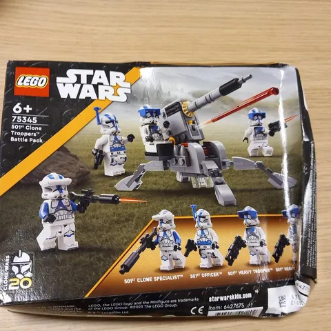 BOXED LEGO STAR WARS 75345 501ST CLONE TROOPERS BATTLE PACK