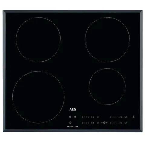 AEG INTEGRATED INDUCTION HOB 59cm BLACK Model IKB64401FB