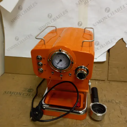 SWAN COFFEE MACHINE IN ORANGE 