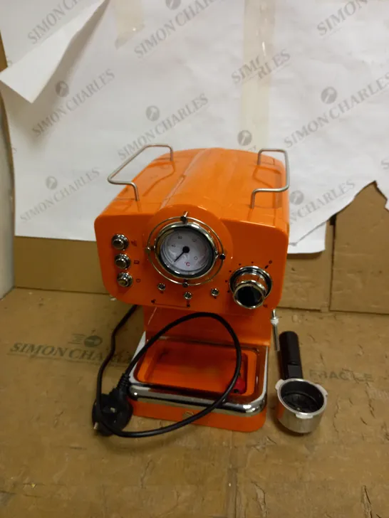 SWAN COFFEE MACHINE IN ORANGE 